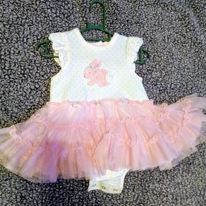 Little me Bunny tutu onsie dress - Easter
